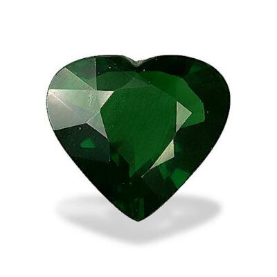 1.63 CT Impressive Ultra Rare 100% Natural Heart Shaped  Chrome Green Tourmaline