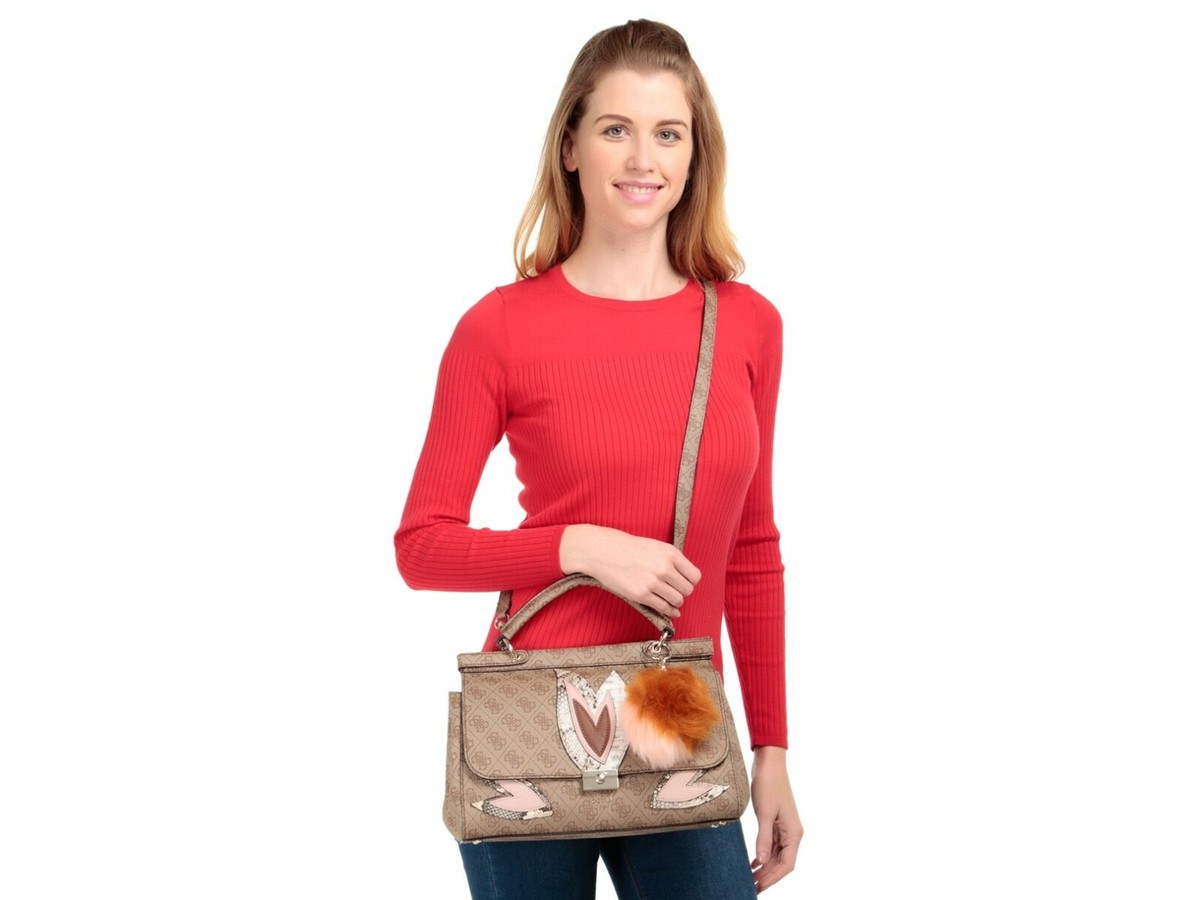 GUESSバッグ Guess Women's JADEN / TOP HANDLE FLAP Brown SG678519 | eBay