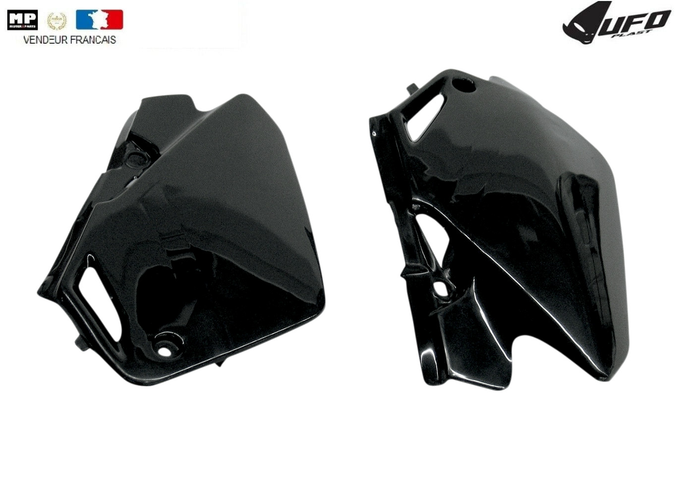 Plaques latérales UFO moto cross Honda CR 85 R 2004 2005 2006 2007 noir