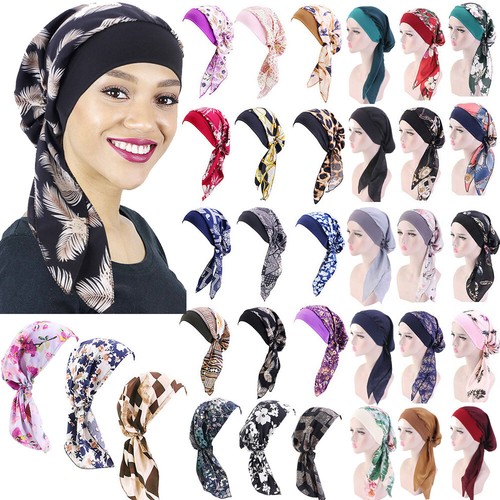 WWricotta Bonnet De Nuit En Satin - Hijab Femme Foulard Cancer Chimio Bonnet Soie Cheveux Nuit Bonnet Sommeil Chapeau Casquette De Perte De Cheveux Pour Femmes Avec Des Cheveux BoucléS Dreadlocks