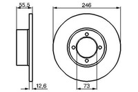 2X Bremsscheiben Vorne FüR Opel Bosch 0986478082