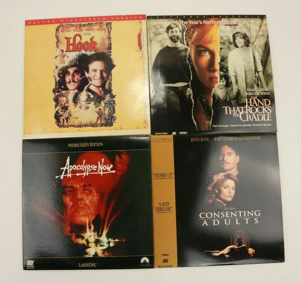 Lot of 9 Laserdiscs LD Ben Hur Apocalypse Now A League Of Their Own Body Parts - Image 2 of 3