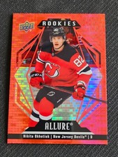 2022-23 Upper Deck Allure NIKITA OKHOTIUK #134 Red Rainbow Rookie RC