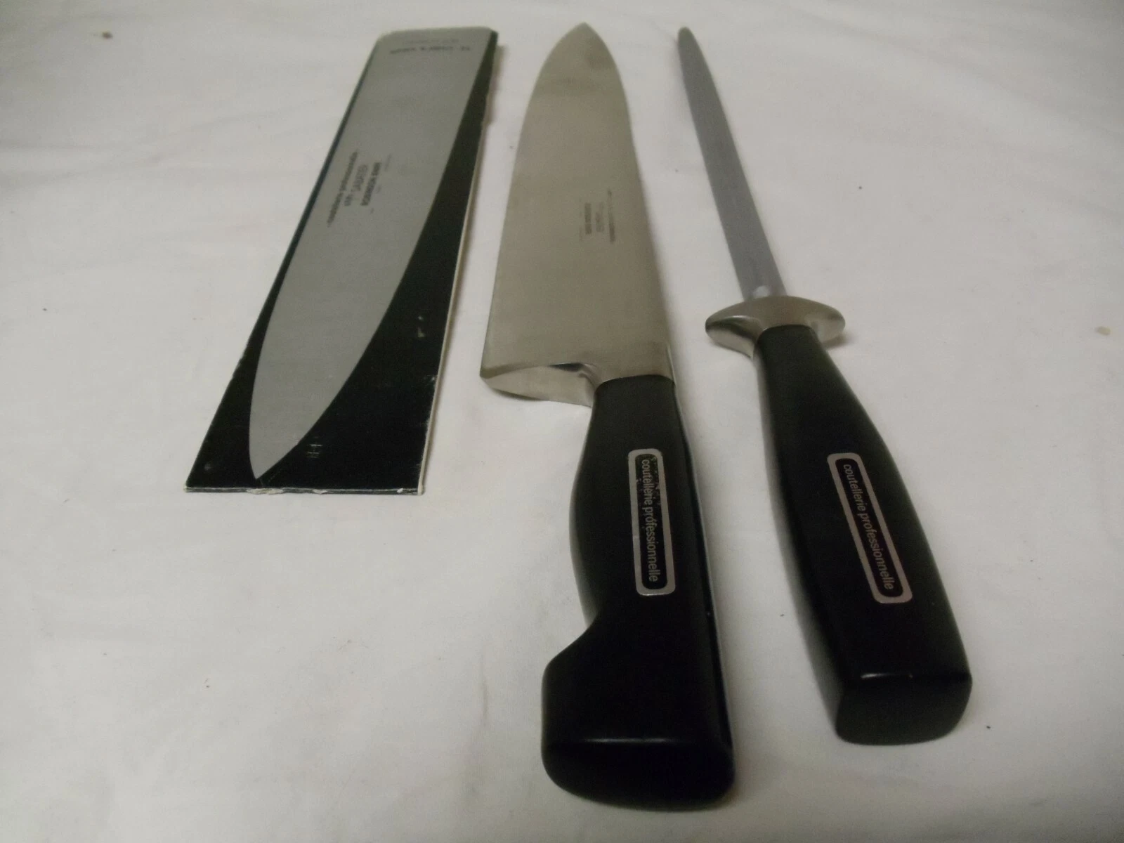 AUTHENTIC SABATIER ROBINSON FRANCE 12" CHEFF KNIFE W/ SABATIER SHARPENER NEW