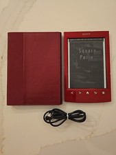 Sony EReader PRS-T2 Red-Touch 6inch eBook Rea...