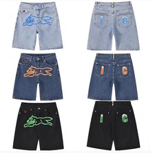 New Men's Summer BBC denim Shorts jeans IceCream Running Dog Size New with Tags