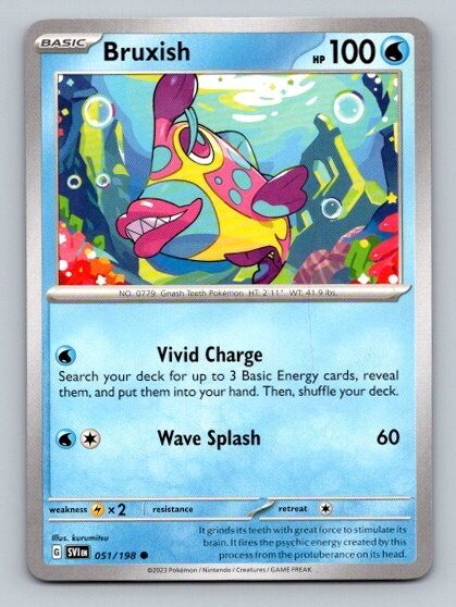 2023 Pokemon Card Scarlet & Violet Bruxish 51/198