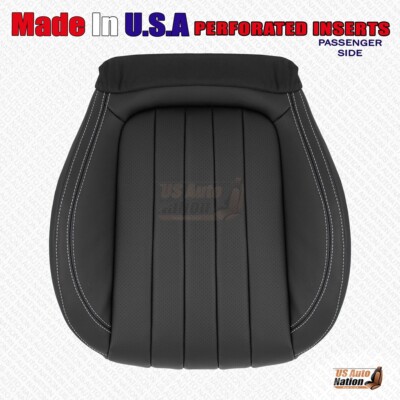 2019 2020 Mercedes Benz E450 Front Passenger Bottom Perforated Vinyl Cover Black