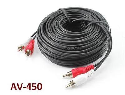 50ft 2-RCA Male to Male Audio Cable/Cord, CablesOnline AV-450 