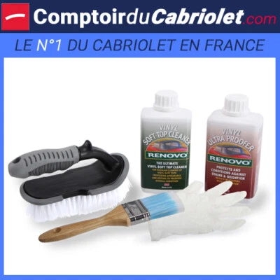 DPAN Kit RENOVO nettoyant+imperméabilisant pour capote en vinyle