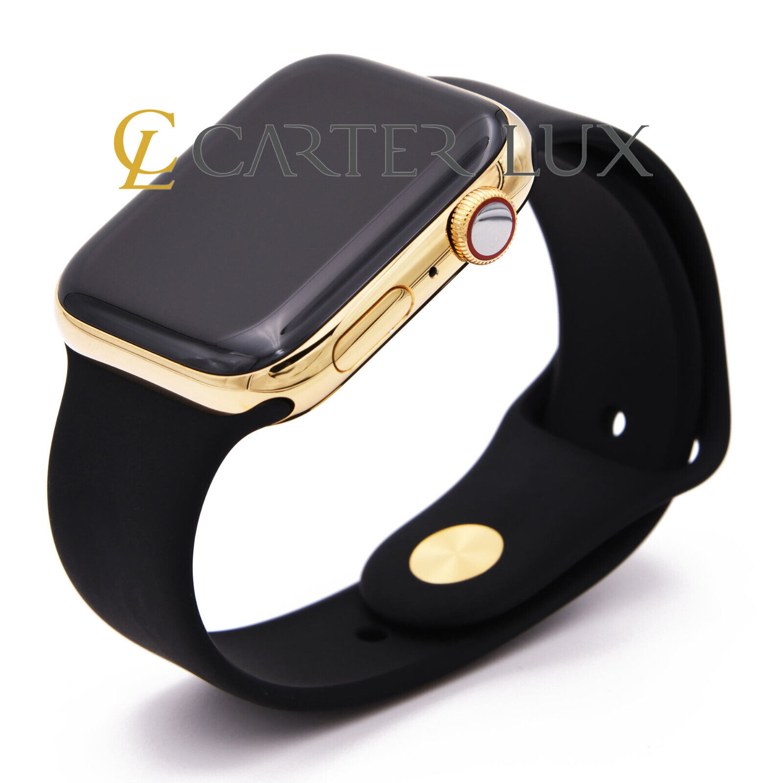 24K Gold Plated 45MM Hermes Apple Watch SERIES 8 Louis Vuitton