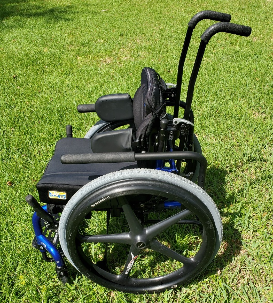 Zippie Zone Pediatric Rigid Manual Wheelchair, Active Kids Sport Assist