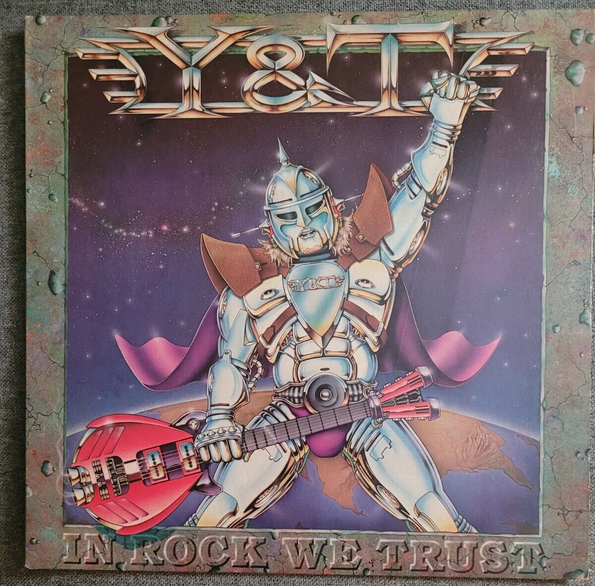 VTG Y&T IN ROCK WE TRUST 1984  EX Vinyl 