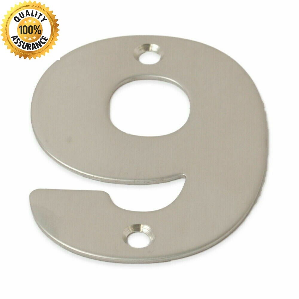 Large Stainless Steel Door Numbers 75mm 3" 150mm 6" Modern House Metal