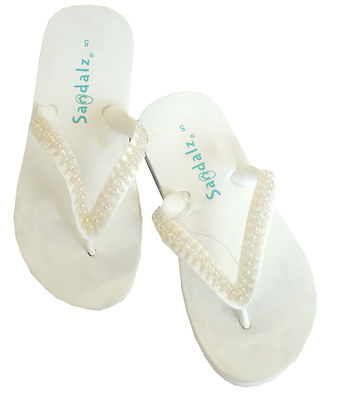 New  Women's Classic Beaded Beach Flip Flop Sandals  Clerance W/Free Shipping