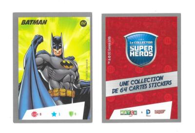 DC Comics Match Karte - Serie 2 - Superheld - Nr. 02 - Batman