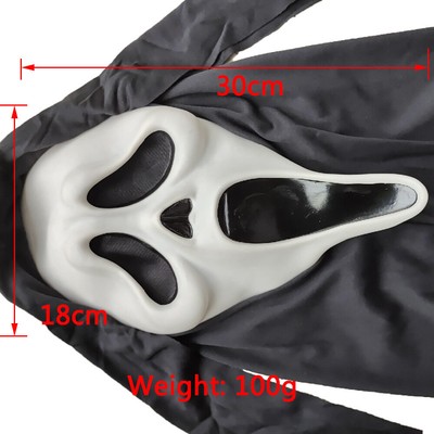 Stoned Scary Movie Ghost Face Mask Halloween Movie Scream Spoof Mask