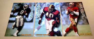 1994 SkyBox Premium SkyTech Stars 3 Card Lot - Young Brooks Brown