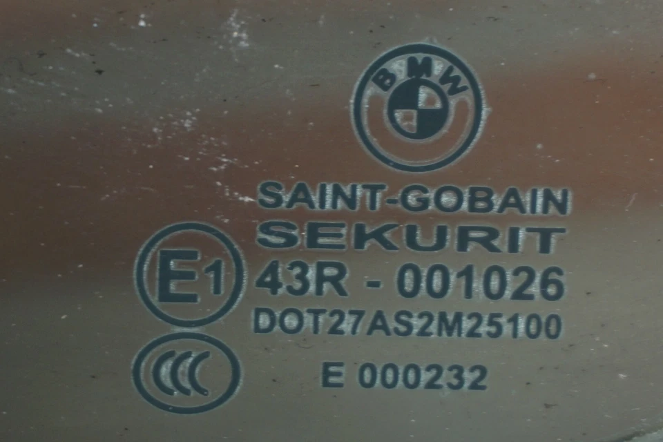 BMW 740I F01 2011-2015 puerta trasera derecha pasajero ventana cristal tintado OEM* Foto 2 de 4