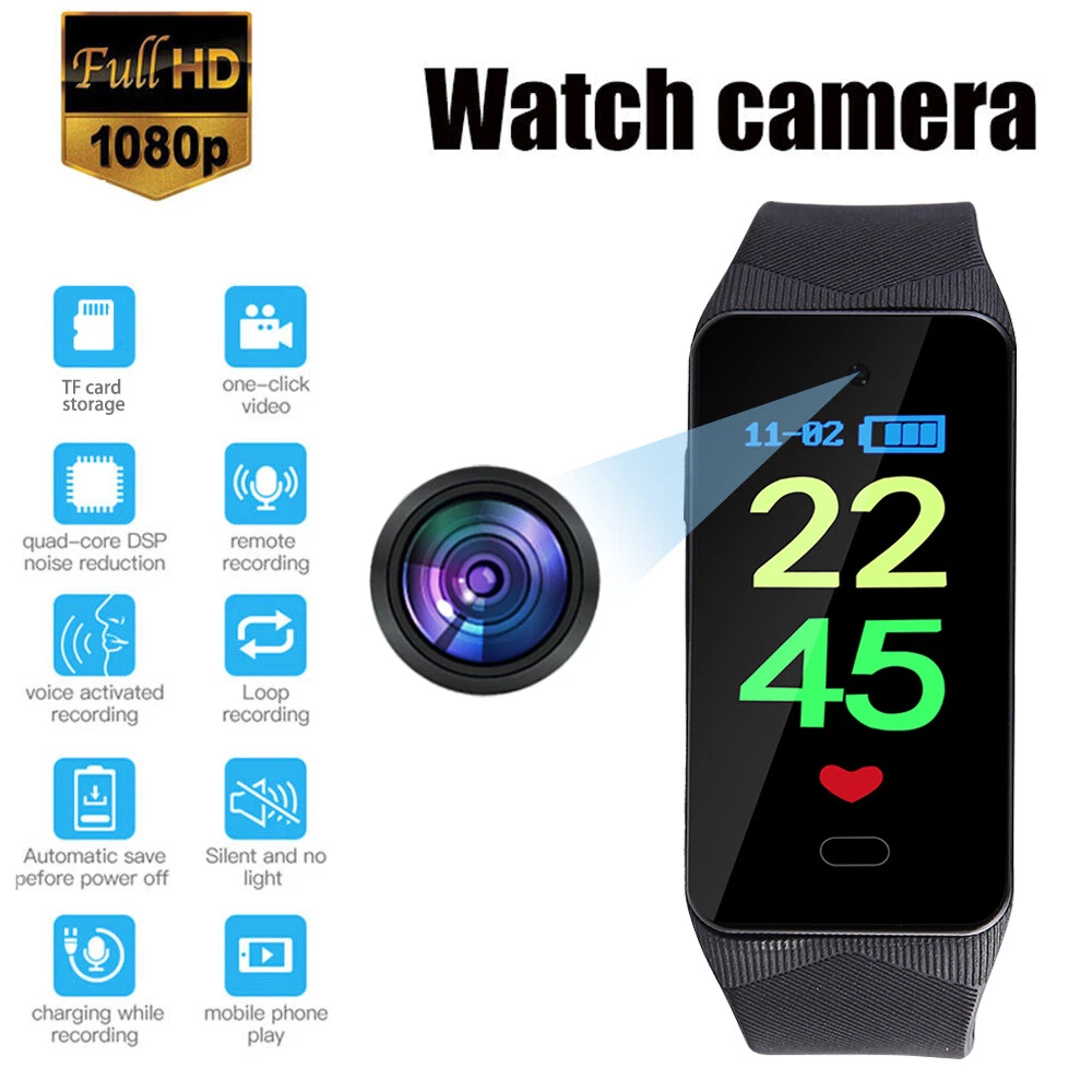 Wrist watch with camera and voice recorder sale