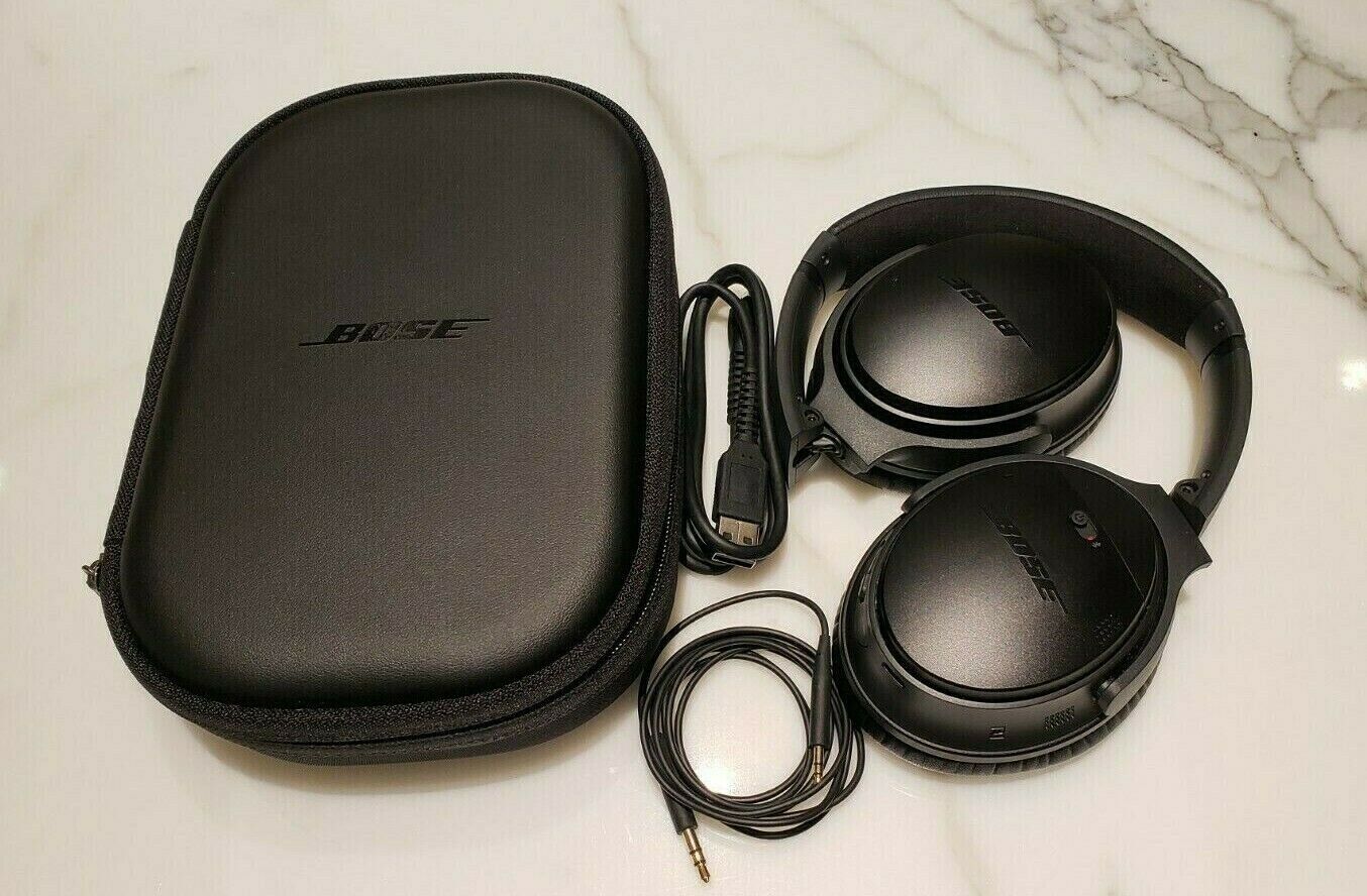 新入荷 35 QUIETCOMFORT BOSE 2 ジャンク BLACK ヘッドフォン - www