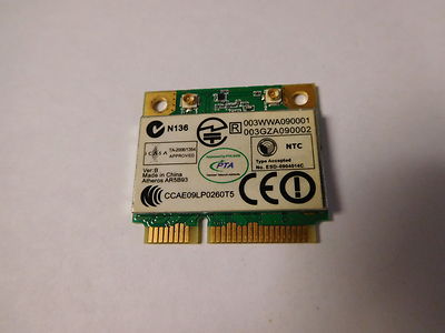 Gateway NV5302U NV53 Series Wireless Half Card Atheros AR5B93 (K51-26)