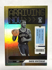2023-24 Panini Hoops Dariq Whitehead HOLO GOLD FOIL Arriving Now #17 Nets