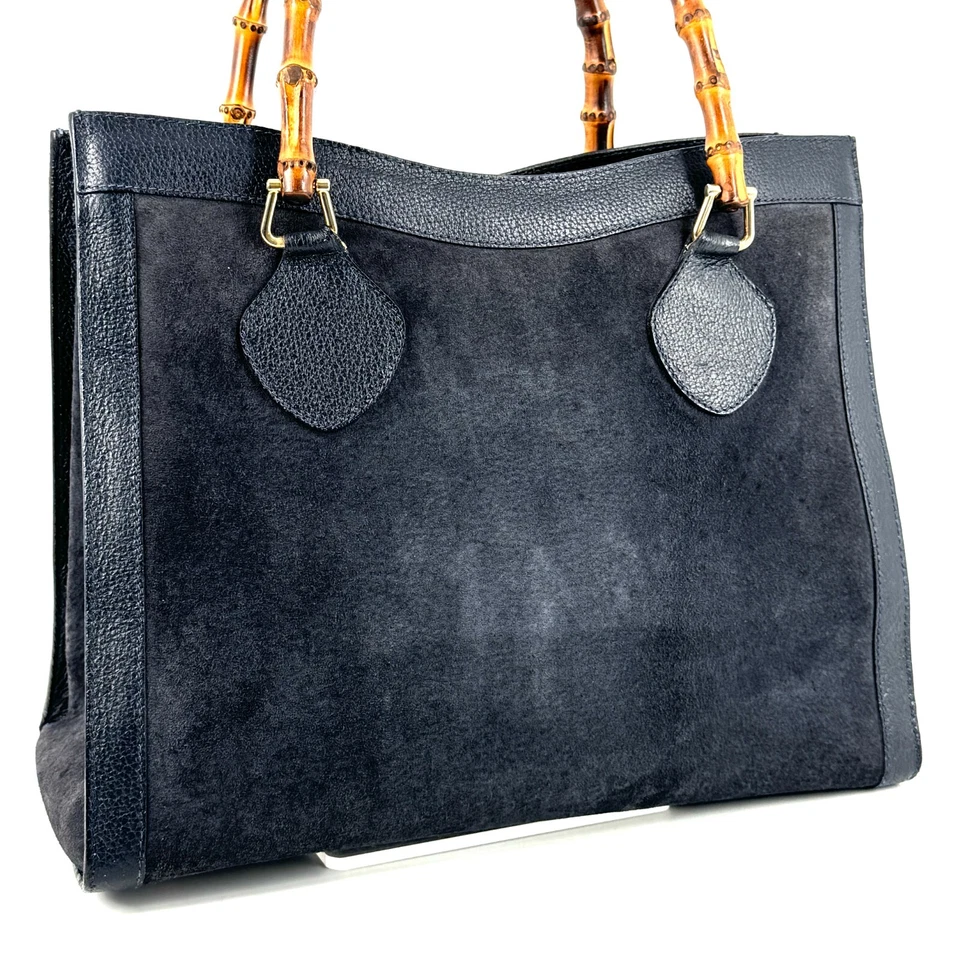 Gucci  Hand Bag Diana  Bamboo  Suede Leather Authentic 223T0214 - Image 2 of 4