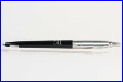 Modern Parker Jotter Ballpoint Pen Black and Steel / Date Code: Q.I