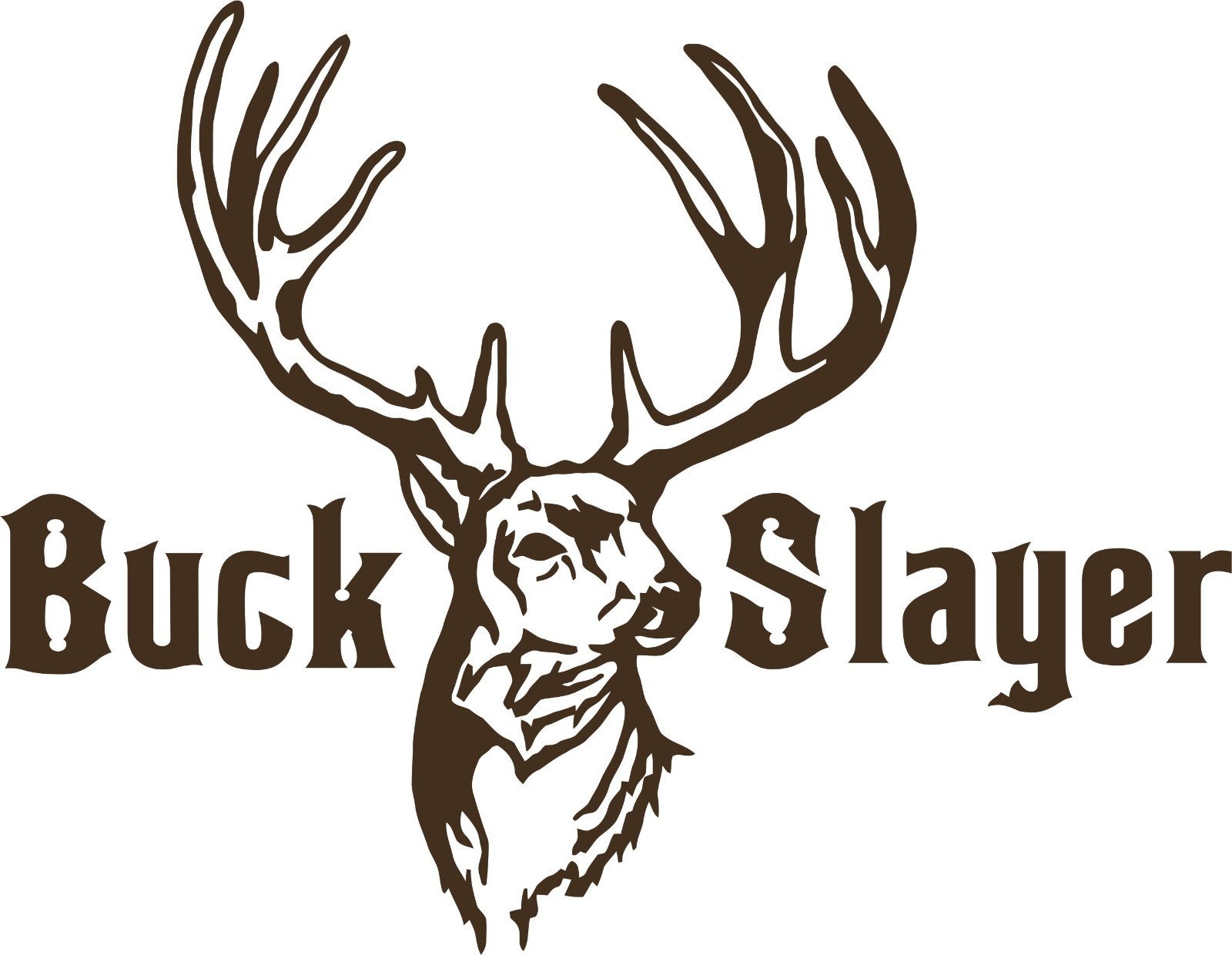 Buck Slayer Hunting Deer Bow Gun Whitetail Car truck Window Vinyl Decal Sticker