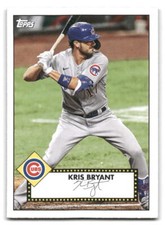 Kris Bryant 2021 Topps Baseball #T52-39 Chicago Cubs 1952 Topps Redux