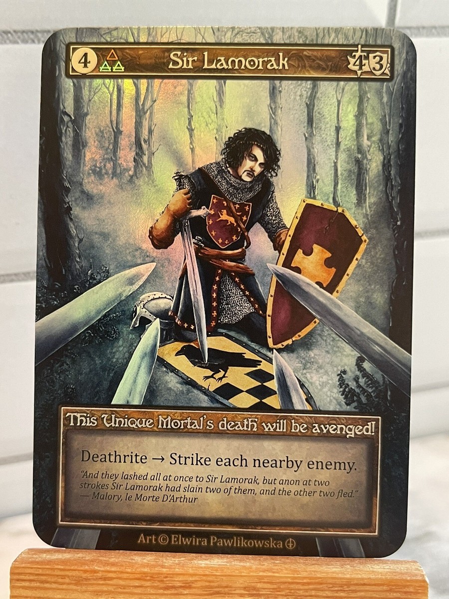 Sir Lamorak Unique FOIL - Sorcery Contested Realm - Arthurian