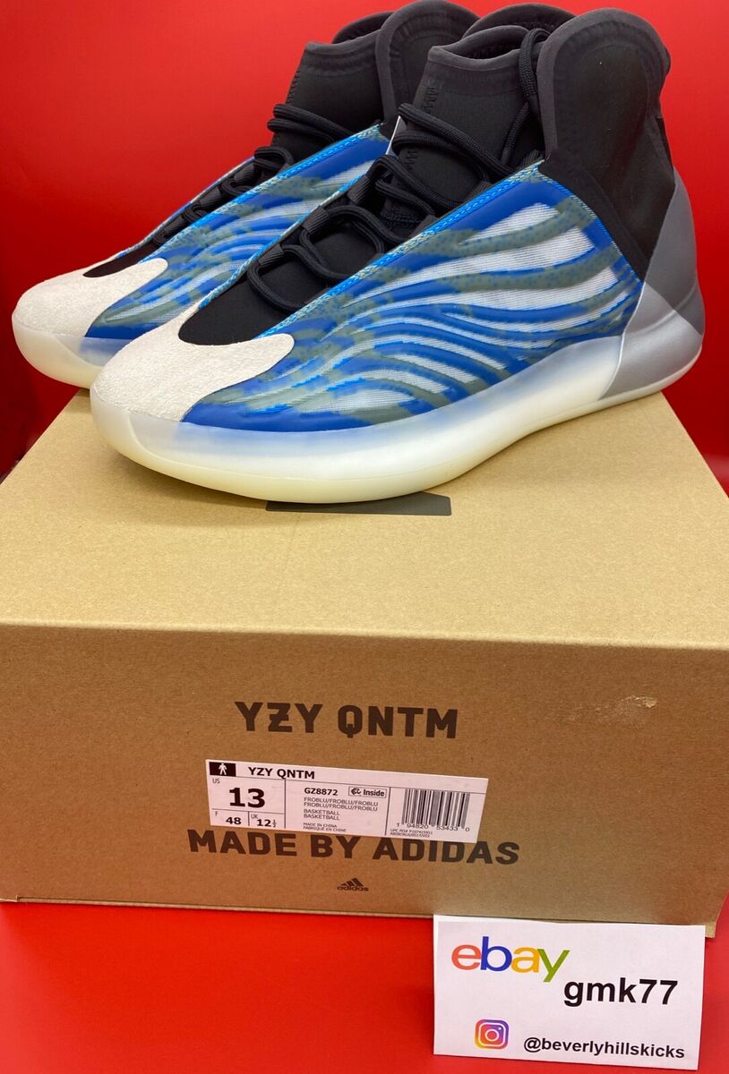 Adidas Yeezy QNTM BSKTBL Frozen Blue Men's Size 13 NEW Adidas Yeezy QNTM BSKTBL Frozen Blue Men's Size 13 NEW