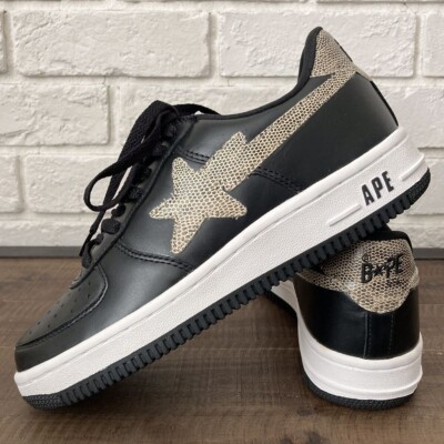 Snake leather BAPESTA sneakers a bathing ape BAPE STA US 7 | eBay
