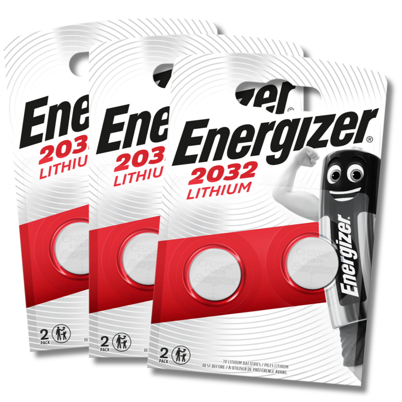 6x ENERGIZER 2032 CR2032 Batteries DL2032 3V Lithium Coin Cell *EXPIRY 10/2033*