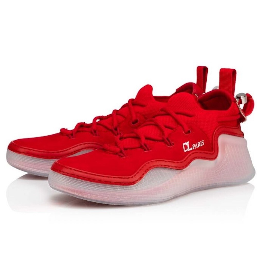 SALE 即発 Christian Louboutin ARPOADOR FLAT スニーカー 紺 CHRISTIAN LOUBOUTIN Men's Arpoador Low-top Sneakers Red 41