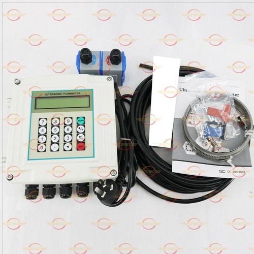TUF-2000SW+TS-2 DN15-100mm Fixed Ultrasonic Flow Meter Liquid Flowmeter - Picture 1 of 1