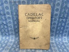 1934 Cadillac V8 V12 Original Owners Operators Manual