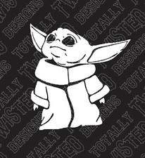 Star Wars The Mandalorian Baby Yoda car truck vinyl decal sticker boba The Child
