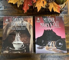 NIB Lot of 2 Bepuzzled Mystery Jigsaw GROUNDS FOR MURDER MURDER MAKES A CALL