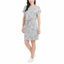 Hilary Radley Ladies' Short Sleeve Dress Crew Neckline Front Pockets D33