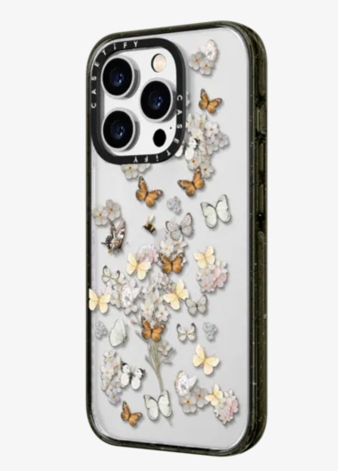 Casetify Butterfly Sunday Case by Monika Strigel for iPhone 14 Pro New Without Tags-image