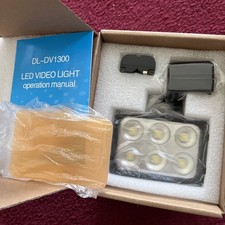 DL-DV1300 LED Video Light Kit  New in Box/Unused 