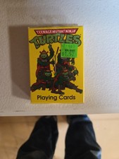 Teenage Mutant Ninja Turtles Cards 1990 W/ Box Vintage Playing Cards