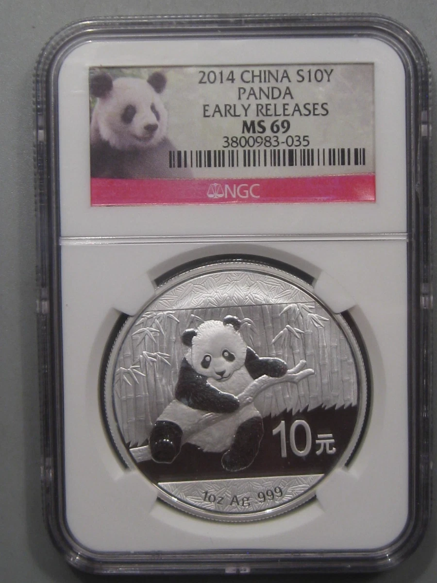 Chinese Panda MS 69 Graded 2014 Silver Bullion Coins for sale | eBay