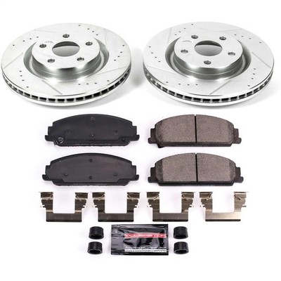 Power Stop K5529 Z23 Daily Driver Brake Pad and Z23 Evolution Brake Rotor Kit