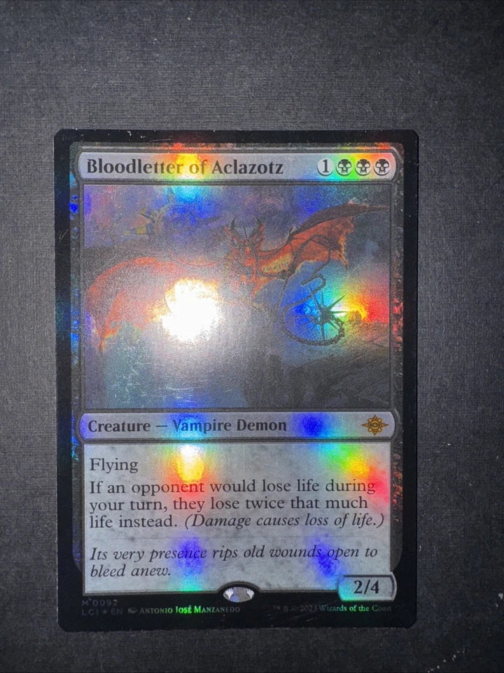 Bloodletter of Aclazotz Mythic Rare Foil Magic the Gathering Card - Image 2 of 2