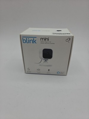 Blink Mini Indoor Plug-In Live HD Smart Security Camera *New