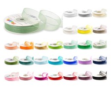 Cinta de organza de 25 m 12 mm cinta de gasa cinta de lazo cinta de regalo 9 mm 10 mm boda