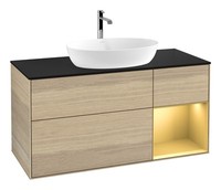 Villeroy & Boch Finion Waschbeckenunterschrank FüR Becken Mittig Regal Rechts...